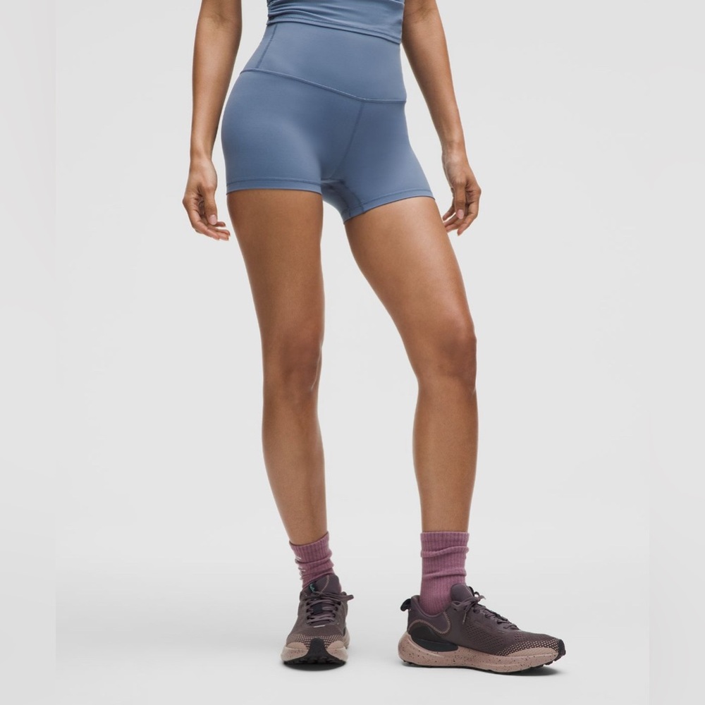 lululemon Align™ High-Rise Short 4" - Washed Denim - NEW